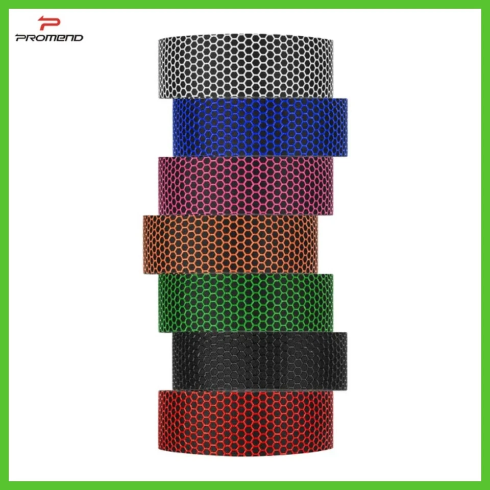 Nastro manubrio per bici bicicletta da corsa in gel Nero Rosso Bianco Verde - Immagine 3 di 4