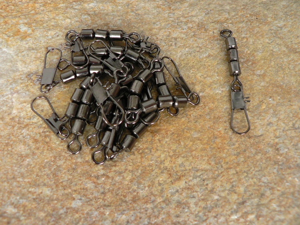 WIRBEL 10 ANTI DRALL DREIFACH WIRBEL KARABINER GR.4 BIS Gr. 16 ANGELN