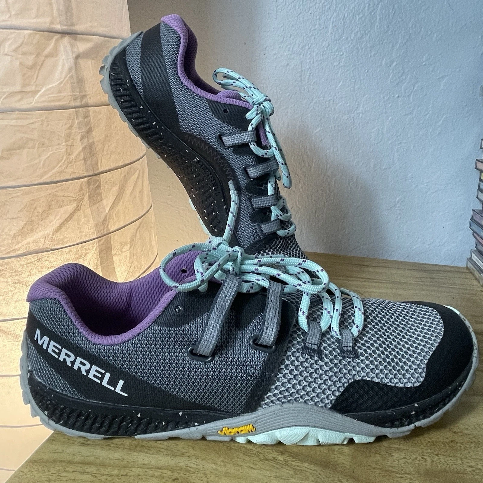 Merrell Trail Glove 6 Women's Size 6.5 Barefoot Running Shoes Gray *Worn once*