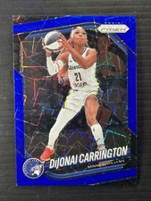 2025 Panini Prizm WNBA - DiJonai Carrington #9 Blue Velocity Prizm