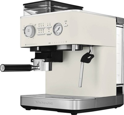 Kitchenaid Espresso Maschine 5KES6551EPL Porzellanweiss 15 bar 2,5 l ta. B Ware