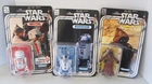 3 Hasbro Kenner Star Wars Action Figures Jawa, R2-D2, R4-D5, New on Cards