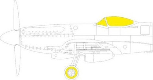 Eduard EX886 1/48 Mask Spitfire F Mk.XVIII TFace for Airfix