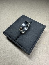 Vintage Thailand High Polish Sterling Silver Comfort Band Ring 925 Sz 10