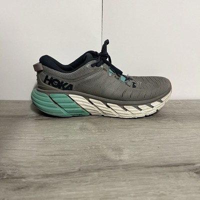 Hoka Gaviota 3 Womens 9.5 Running Shoes Gray Stability Comfort Trainer
