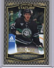 2023/24 UD Stature Hockey Pavel Mintyukov RC #727/999