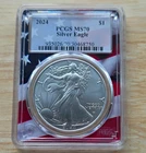 U.S. Mint 2024 American Silver Eagle $1 1 oz .999 Silver PCGS MS70