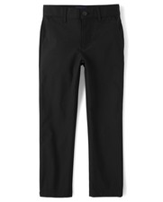 The Children's Place,Boys,Uniform Quick Dry Chino Pants,Black,7