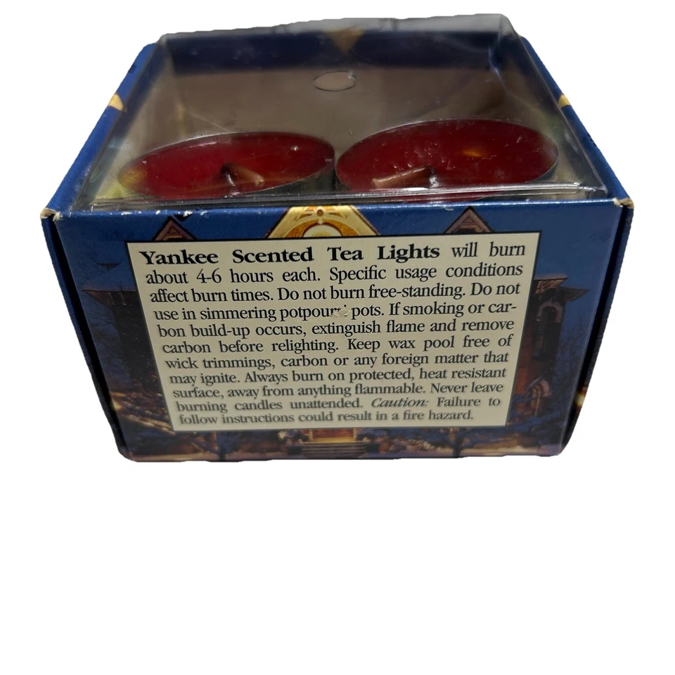 Yankee Candle Home For The Holidays Tea Light Candles Open Box 10 Count - Image 2 of 4