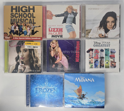 SCRATCHED DISCS POOR CONDITION - Lot of 8 Disney CDs