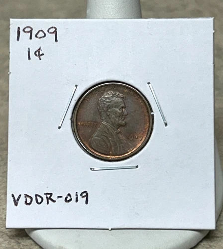 1909 Wheat Cent - UNC - VDDR-019 - Lustrous Brown