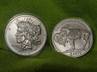 zombucks silver rounds 2x 1 Oz