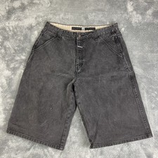 Vintage Marithe Francois Girbaud Jean Shorts Mens 36 Black Carpenter Jorts Skate