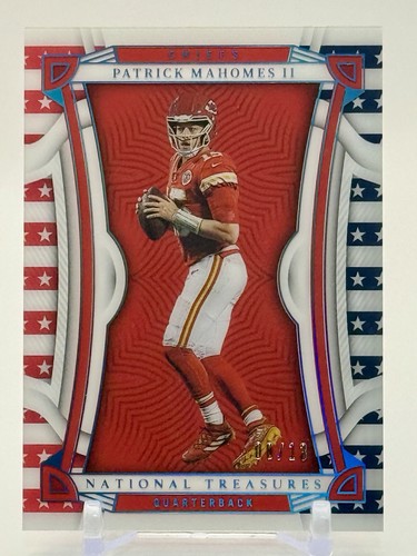 2022 National Treasures Football Patrick Mahomes Stars And Stripes /13