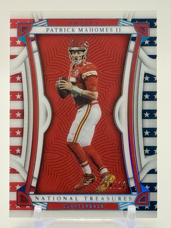 2022 National Treasures Football Patrick Mahomes Stars And Stripes /13