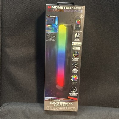 Monster LED Smart Wi-Fi Color Flow Light Bar, Customizable Color Lighting