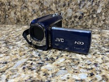 JVC Everio GZ-MG630AU 60GB HDD Blue Compact Digital Camcorder No Battery Tested