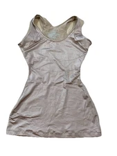 Assets Red Hot Label By Spanx Tank Top Shapewear Beige Womens Size Small