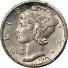 1919-S Mercury Dime PCGS AU58 Nice Eye Appeal Nice Strike