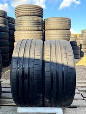 2x 255/40 R20 101Y XL Tread 5.0-5.4mm Continental SportContact 6 AO1 Audi Tyre