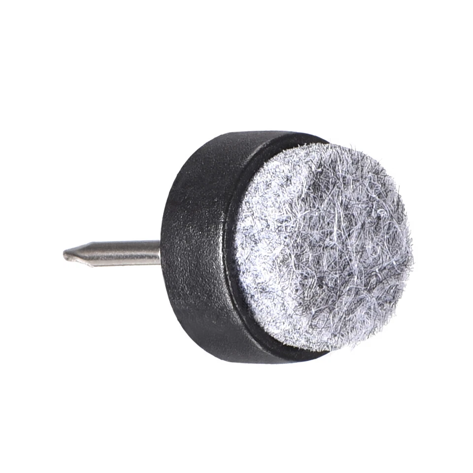 Nail On Furniture Felt Pads Glide Chair Table Leg Protector 14mm Dia Black 40pcs Foto 4 de 4