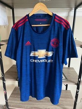 Manchester United Away football shirt 2016/2017 Adidas AI6704 Soccer size XL