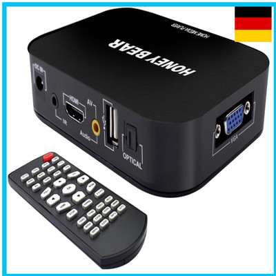 Media Player HDMI USB SD MMC MKV 2TB Festplatte