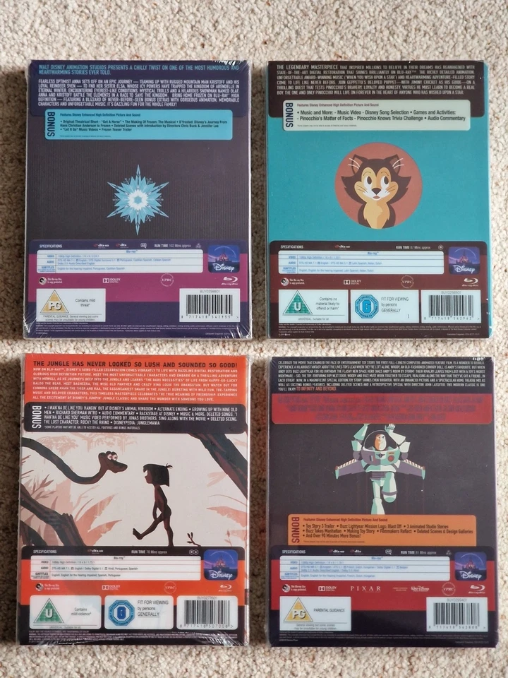 Disney Pixar Animated Mondo Steelbook Blu-ray Collection x 10 New & Sealed OOP - Image 4 of 4