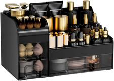 Makeup Organizer with Drawers,Large Cosmetic Storage Box,Countertop Skincare Org