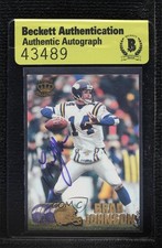 BAS 1997 Pacific Crown Collection Brad Johnson #229 Authentic Auto 3c7