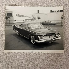 1959 Plymouth Fury Classic Car 1963 Snapshot Photograph Deckled Edge 60s