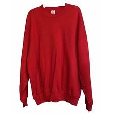 Jerzees Crewneck Sweatshirt Blank Pullover Vintage USA Made Mens 3XL