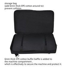 DJ Controller Storage Bag Turntable Carrying Case Polyester Lightweight Portable
