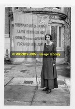 rp04429 - Suffragette holding a banner - print 6x4