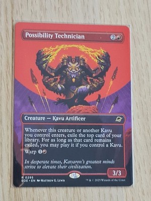 MTG Possibility Technician - Full Art - ENG - Rare - NM Edge of Eternities!