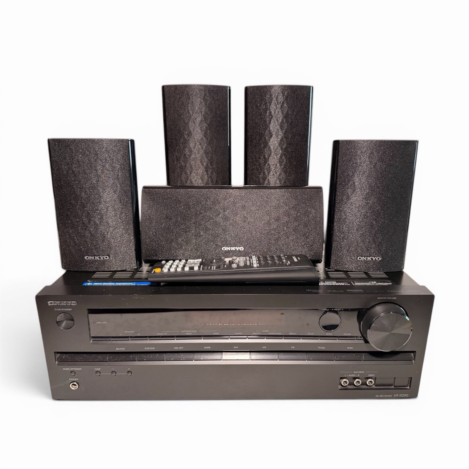 Onkyo HT-R290 5.l Surround SoundStereo AV Receiver with Spea