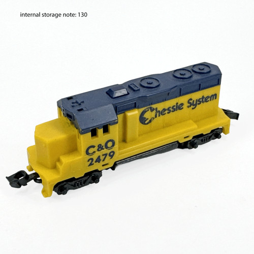 Locomotora diésel Chessie System C&O 2479 tren amarillo azul | Condition: Used