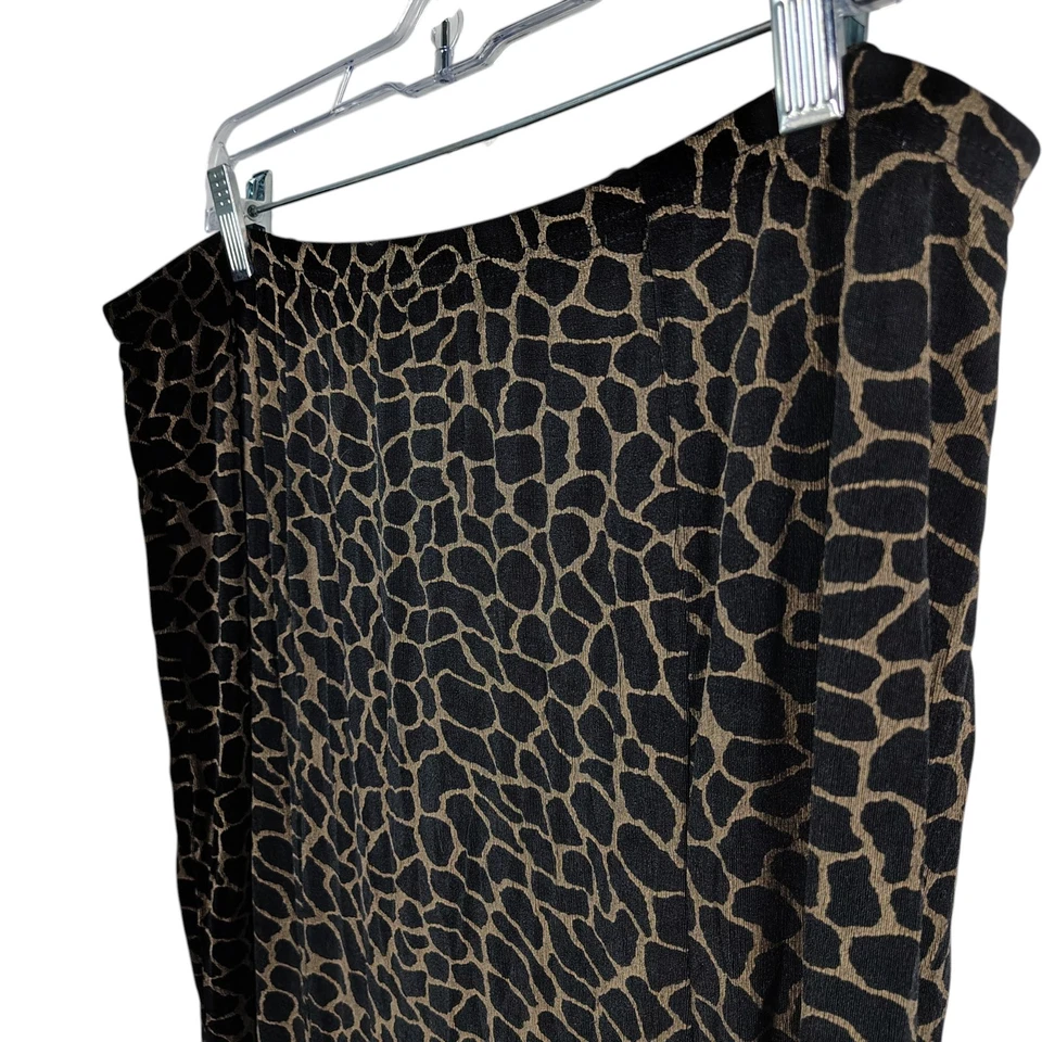 Maxi falda Briggs New York para mujer talla XL negra tostada Foto 3 de 4