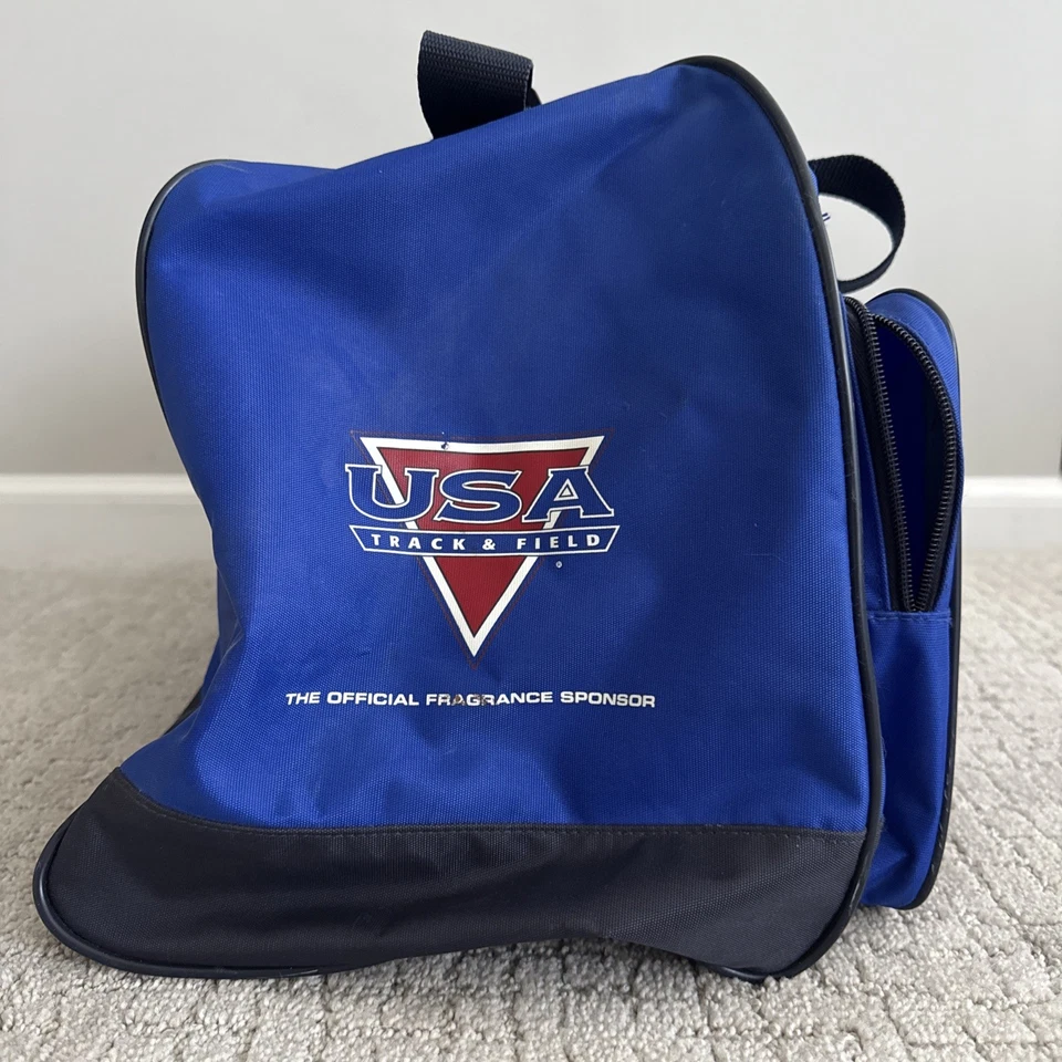 Винтажная спортивная сумка 90-х Polo Sport Ralph Lauren синяя темно-синяя США трек РЕДКАЯ в очень хорошем состоянии - Изображение 2 из 4