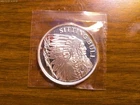 New ListingNEW 1 OZ SITTING BULL/BUFFALO  999 % PURE SILVER MINT SEALED STUNNING COIN LQQK