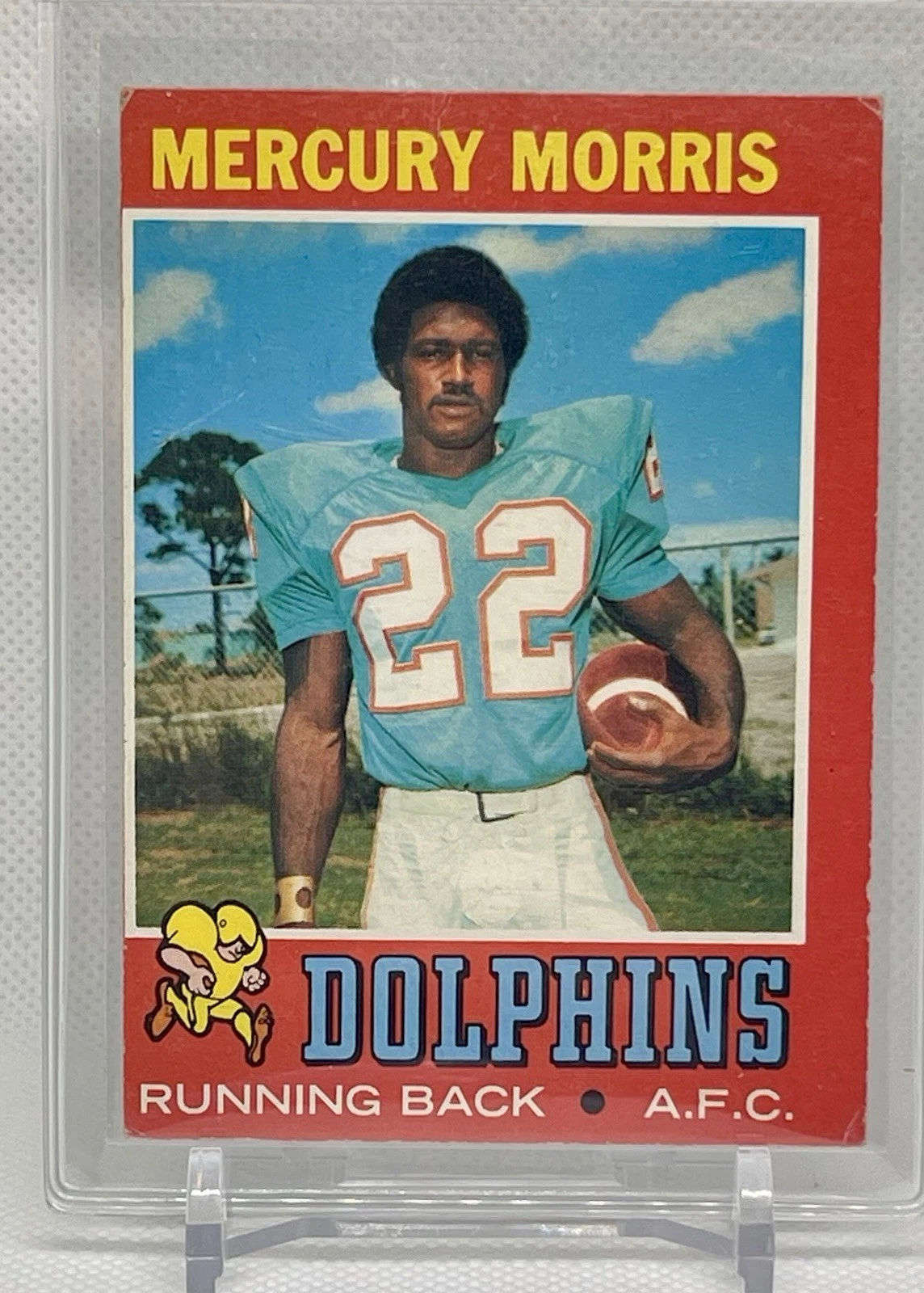 Mercury Morris trading card