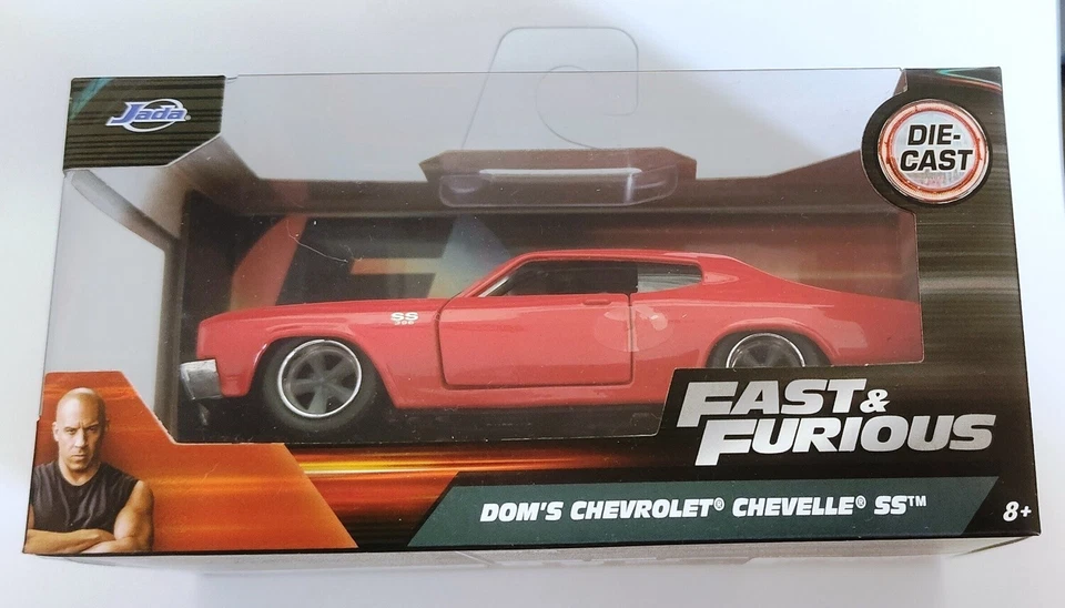 Fast & Furious Jada Toys Die-Cast Car – 1:32 Scale Chevrolet / Dodge / Ford Toy - Image 4 of 4