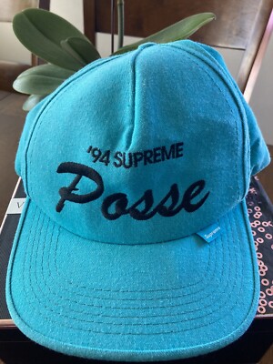 Supreme '94 Posse Snapback Hat Torquise RARE HTF | eBay