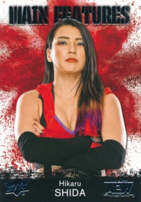 MF-8 HIKARU SHIDA 2021 Upper Deck AEW First Edition MAIN FEATURES RC | eBay