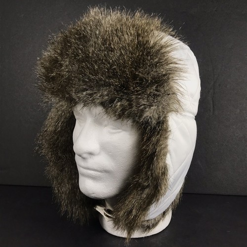 Eddie Bauer Womens S/M Quilted Faux Fur 