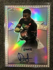 DESMOND TISDOL 2020 Leaf Army All-American SILVER METAL Auto # 3/50 Auburn