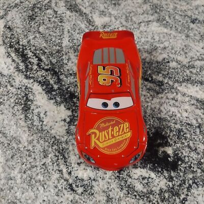Disney Pixar Rust-eze Lightning McQueen Toy Car Metal Heavy