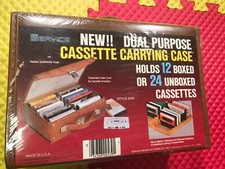 Vintage Service Style 2043 Cassette 12-24 Carry Case Brown NEW Factory Sealed