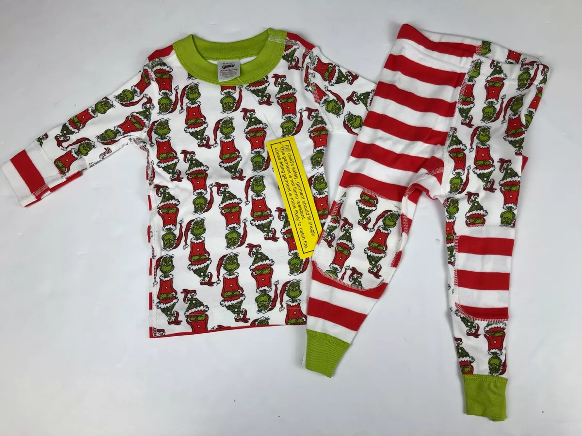 Dr. Seuss Grinch Long John Pajama Set