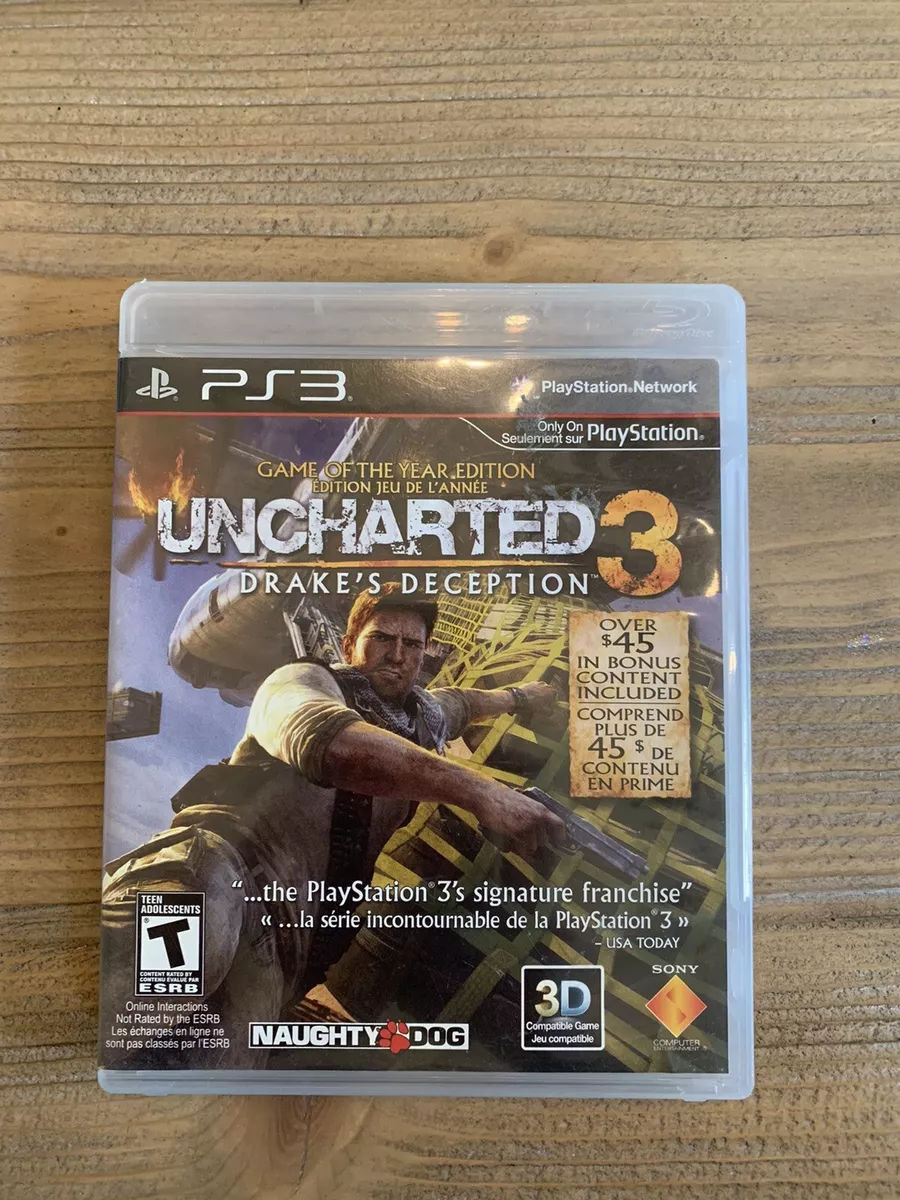 Uncharted 3: Drake's Deception (Game of the Year) for PlayStation 3